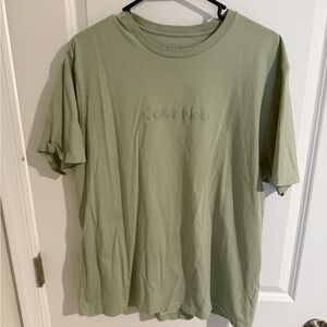 Calvin Klein Men's Soft Olive Tee